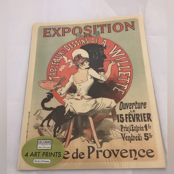 4 art prints fits 8 by 10 inches frame Exposition and others - Picture 1 of 3